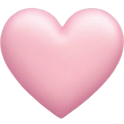pastel pink heart  sticker
