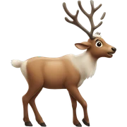 Reindeer sticker