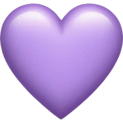 Light Purple Heart  sticker