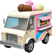 1917 Hot wheels style ice cream food truck sticker