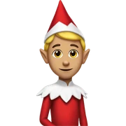 Elf on the shelf sticker
