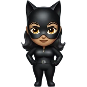 Fat Catwoman sticker