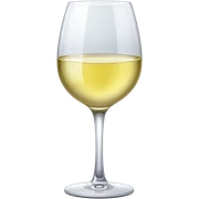 Glass of white wine sticker