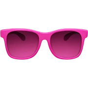 pink glasses sticker