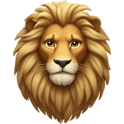 Lion sticker