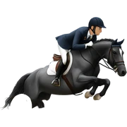 Showjumping sticker