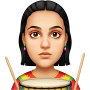 Festive Drummer sticker