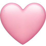 Lightpink heart  sticker