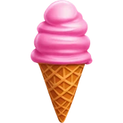 Pink ice cream  sticker