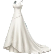 Wedding dress sticker