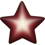 dark red star sticker