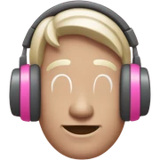 🎧 en rosa  sticker