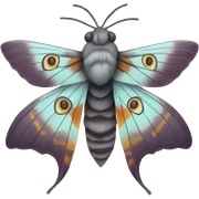 Moth sticker
