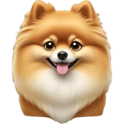 Pomeranian dog sticker