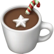 Christmas hot chocolate  sticker