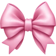 pink bow sticker