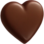 one heart shaped chocolate truffle sticker