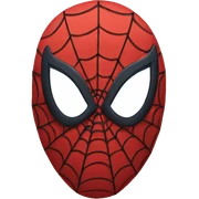 Spiderman mask sticker