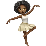 dancing girl sticker