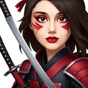 Fierce Samurai sticker