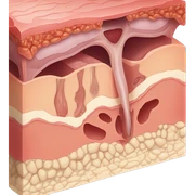 Skin cross section   sticker