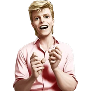 blonde boy in shirt sticker
