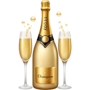 ace champagne sticker