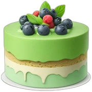 matcha ice cream cake sticker