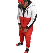 fashionable boy in hoodie sticker