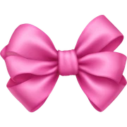 Pink baby bow sticker