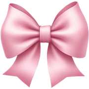 pastel pink bow sticker