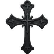 gothic cross sticker