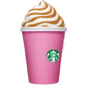 Pink Starbucks  sticker