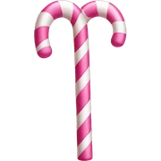 Pink candy cane sticker