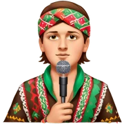 Colorful Singer sticker