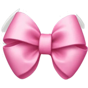 pink bow plate sticker
