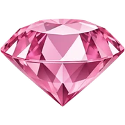 Pink diamond sticker