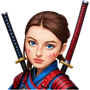 Daring Samurai sticker