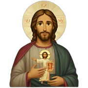orthodox icon christ sticker