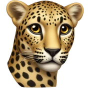 Leopard sticker