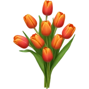 Tulip bouquet   sticker