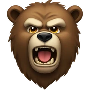 Mad bear sticker