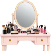 Makeup vanity  sticker