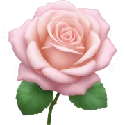 Cœur pastel rose sticker