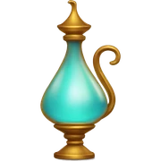 Genie lamp sticker