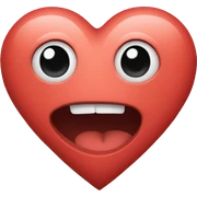 Heart sticker
