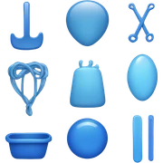 Blue sticker