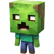minecraft zombie sticker