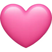 pink heart sticker