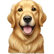 Golden retriever sticker